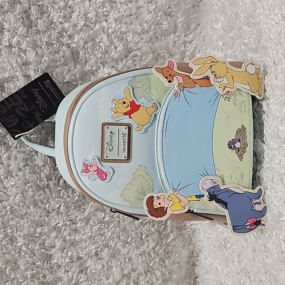 Loungefly Winnie the Pooh 95th Anniversary edition mini backpack - Picture 9 of 12